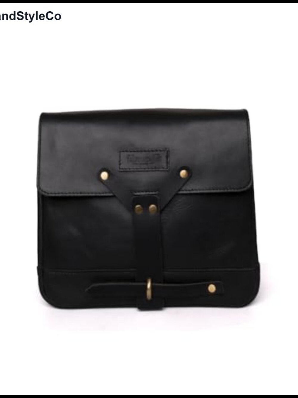 Full Grain Leather Messenger Bag Vintage Unisex Crossbody Handmade